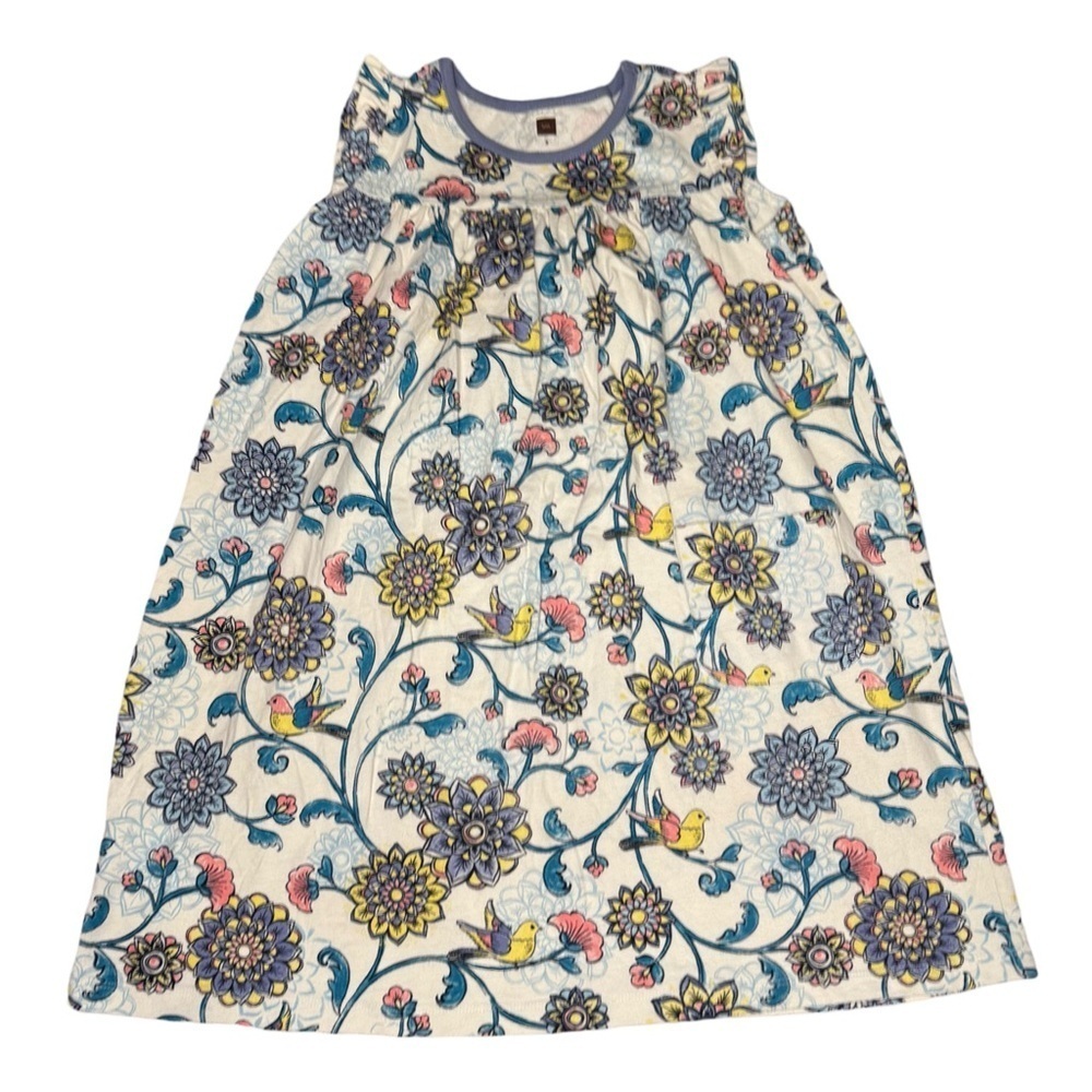 🌟 Tea Floral Sleeveless Dress 🌟